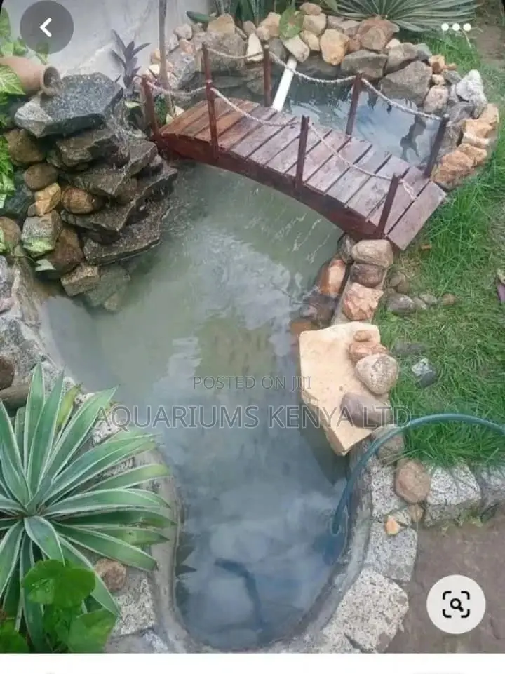 Hotels and Lodhes Landscaping With Ornamental Fish Ponds