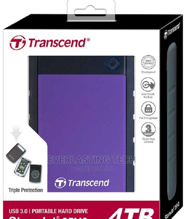 Transcend External HDD 4tb Purple - main view