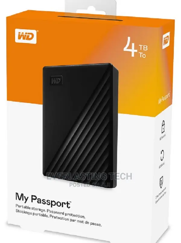 WD My Passport 4TB Black