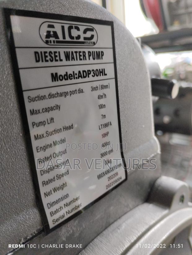 High Pressure Water Pump 100m 196f Engine - thumbnail 2