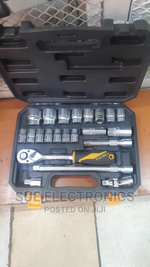 TOLSEN 1/2inch Socket Set 10mm-32mm 22piece - main view