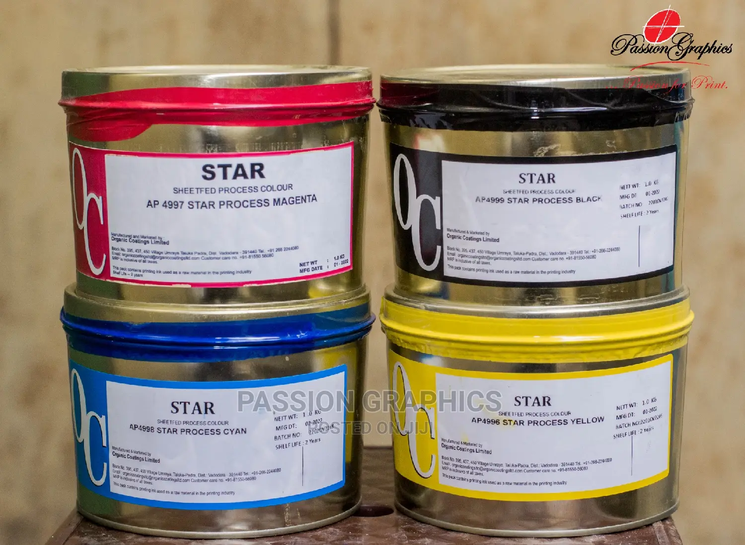 Offset Printing Inks (Cmyk)