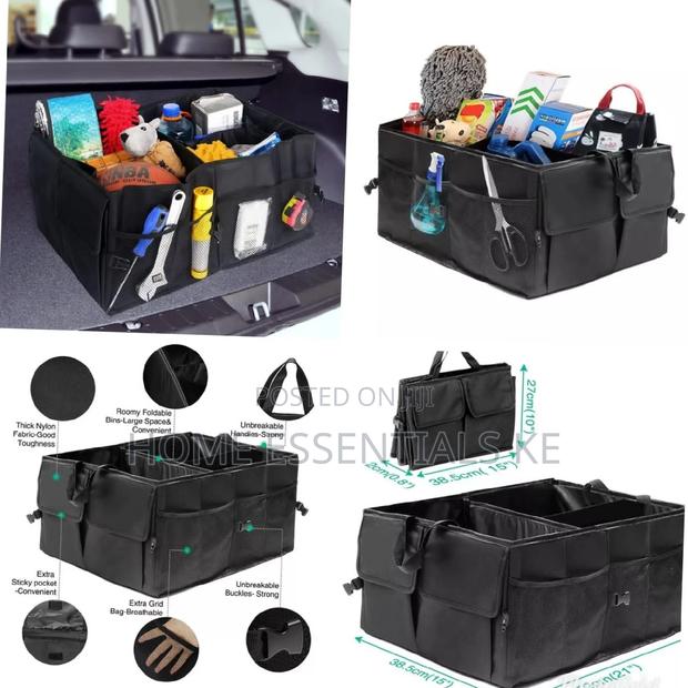*Large High Quality Car Boot Organizer With Compartments