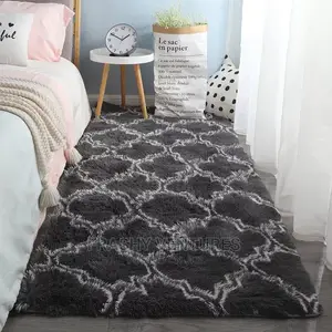 Designed 5by8 Fluffy Carpet