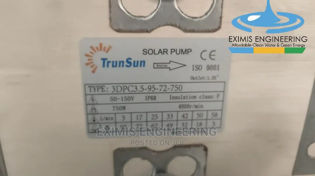 750W Solar Pump Controller 100m 4.5cubic