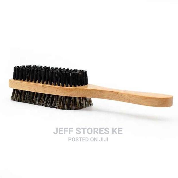 Custom Long Wooden Double Brush - main view