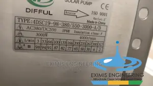 3kw ACDC Solar Pump 98M 3kw