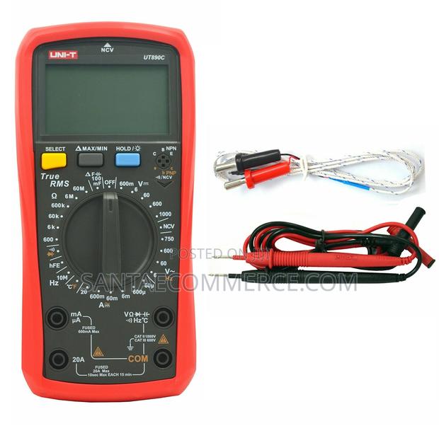 Uni-T True RMS Digital Multimeter With Temperature Tester - main view