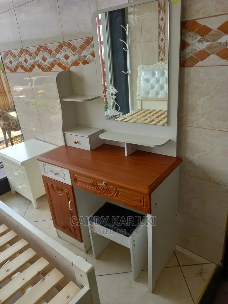 Brown and Cream Dresser