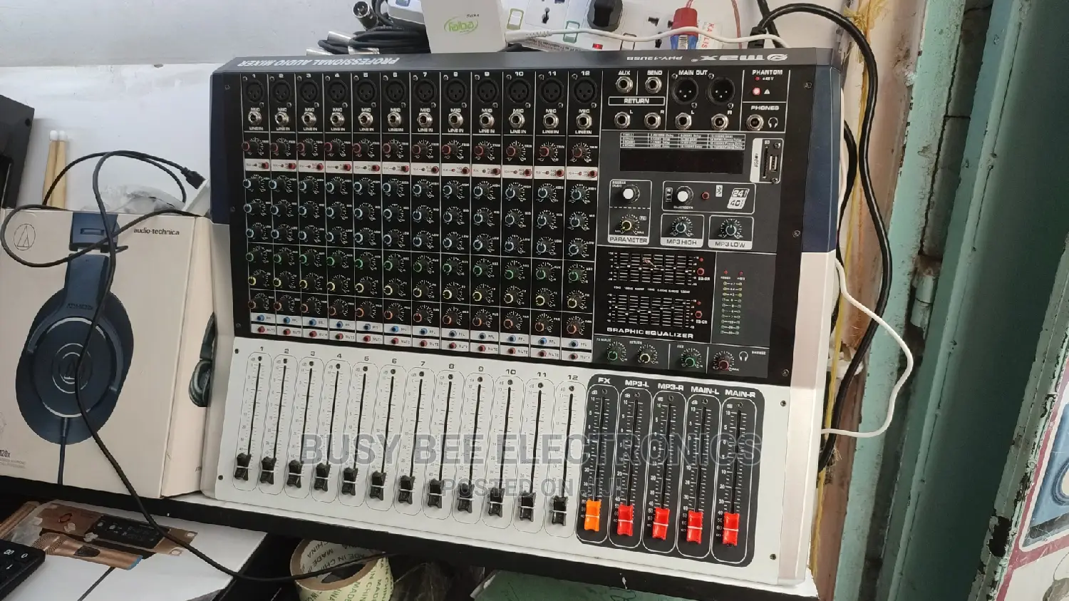 12ch Powered Mixer