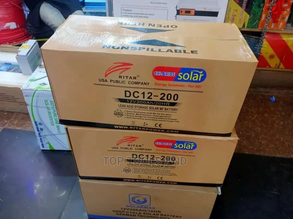 Ritar Original Chloride Battery 200ah Dc12v