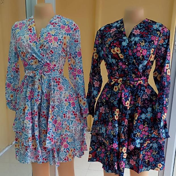 Floral Layered Skater Dress
