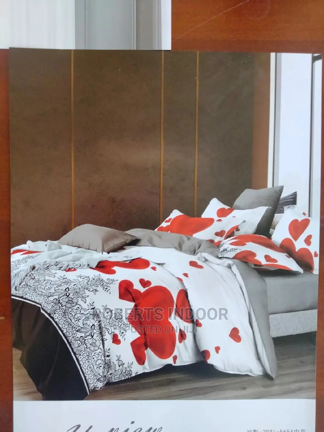 Red and White 6*6 Duvet