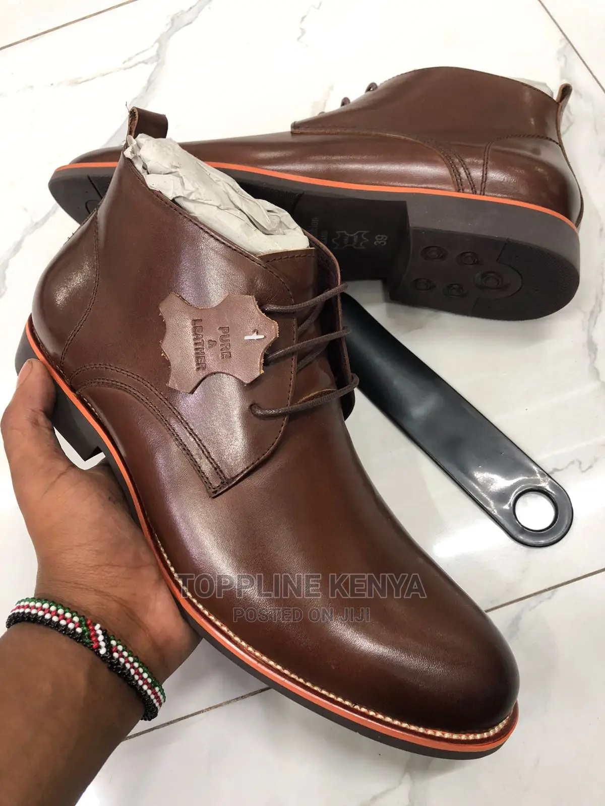 mens dark brown lace up boots