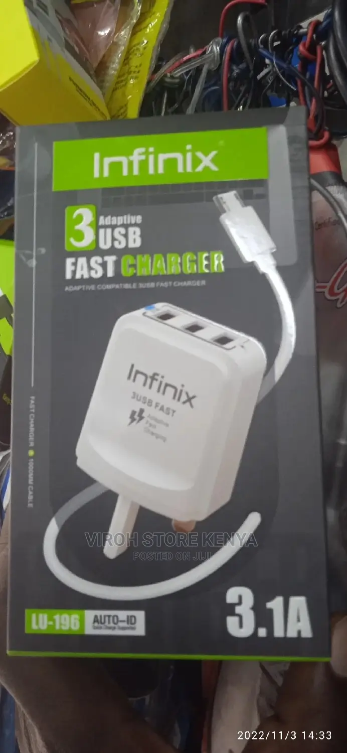 Infinix 3USB Fast Charger