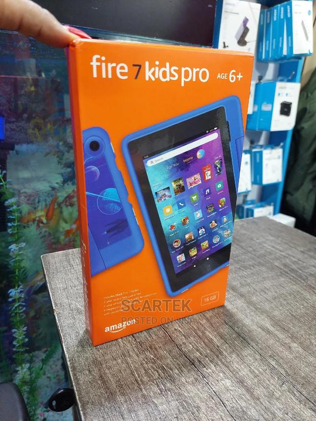 New Amazon Fire 7 Kids Pro 16 GB Blue - main view