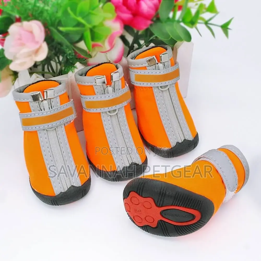 Waterproof Anti-Slip Reflective Pet Rain Boots Dog Shoes