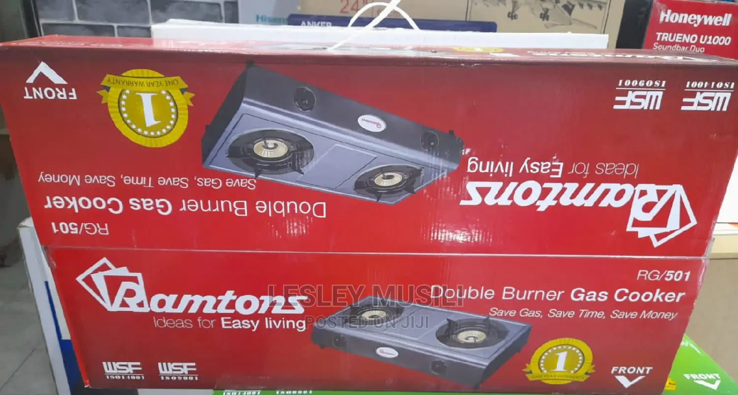 Ramtons Double Bunner Gas Cooker
