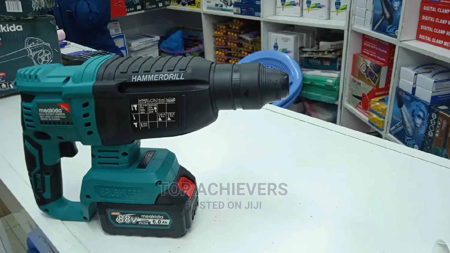 Meakida Cordless Rotary Hammer Drill