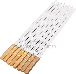 4pack Skewers Kabob Kebab Stainless Steel Barbecue Metal BBQ