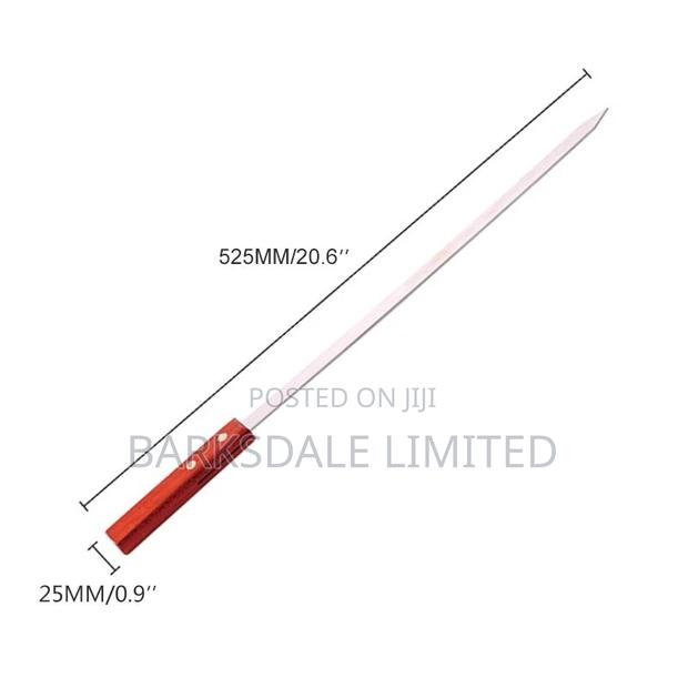 4pack Skewers Kabob Kebab Stainless Steel Barbecue Metal BBQ - thumbnail 10