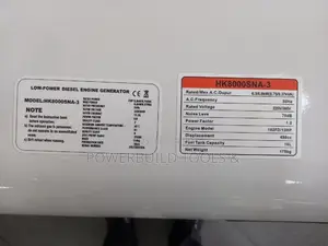 Hisaki Diezel 3phase Generator (Hk8000sna-3)