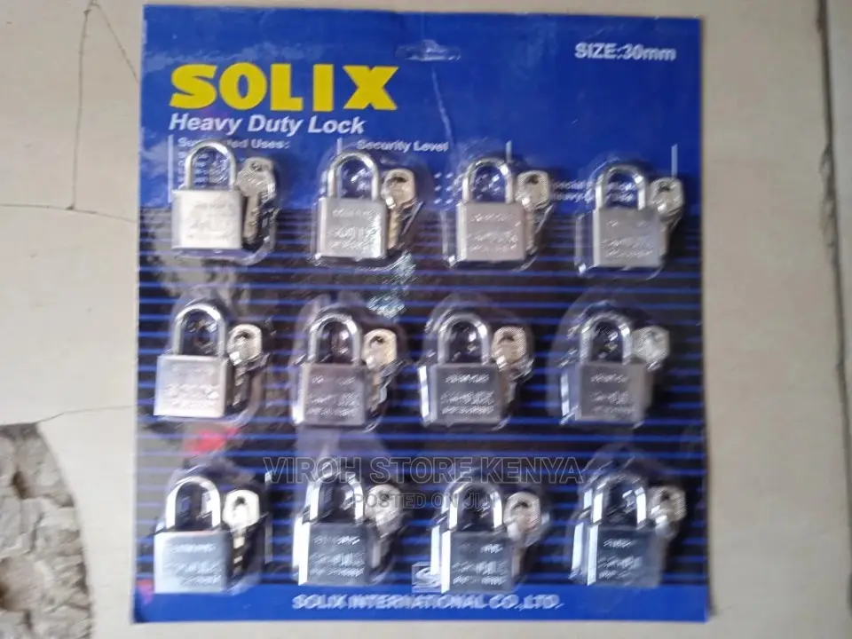 Solix 30mm School Padlock