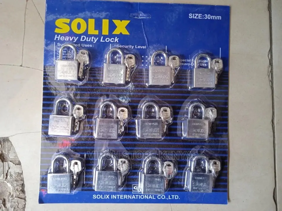 Solix 30mm School Padlock