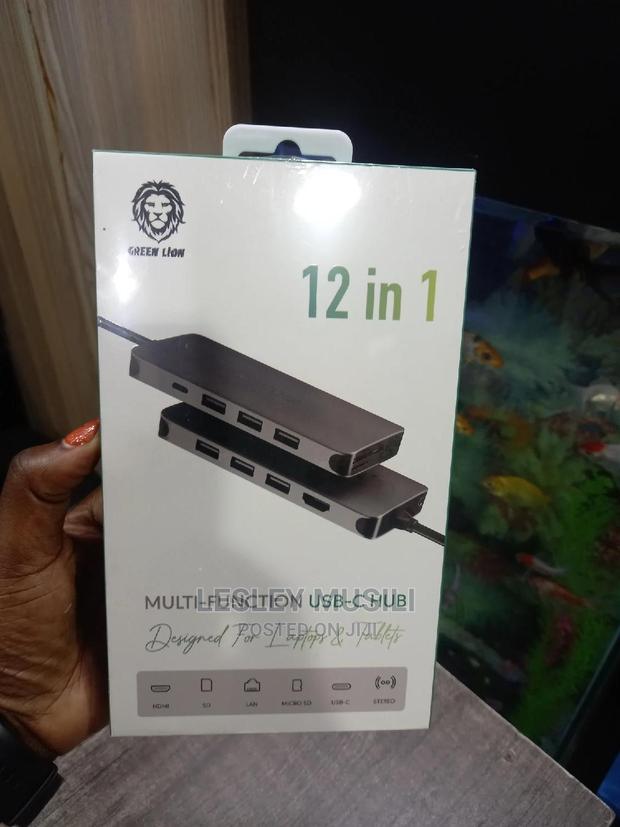 Green Lion Multifunction Hub 12 in 1 - thumbnail 3