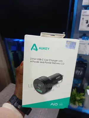 Aukey 2 Port Usbc Car Charger