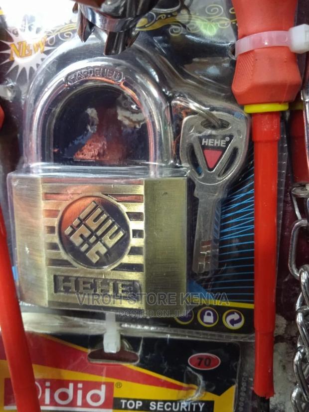 HEHE Heavy Duty Padlock- Hardened Shackle