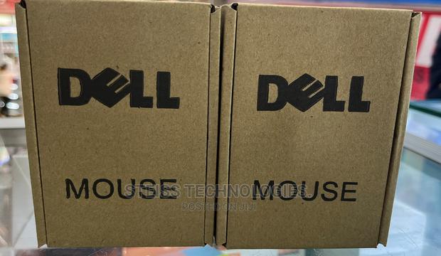 Dell Wired Brown Box Mouse.