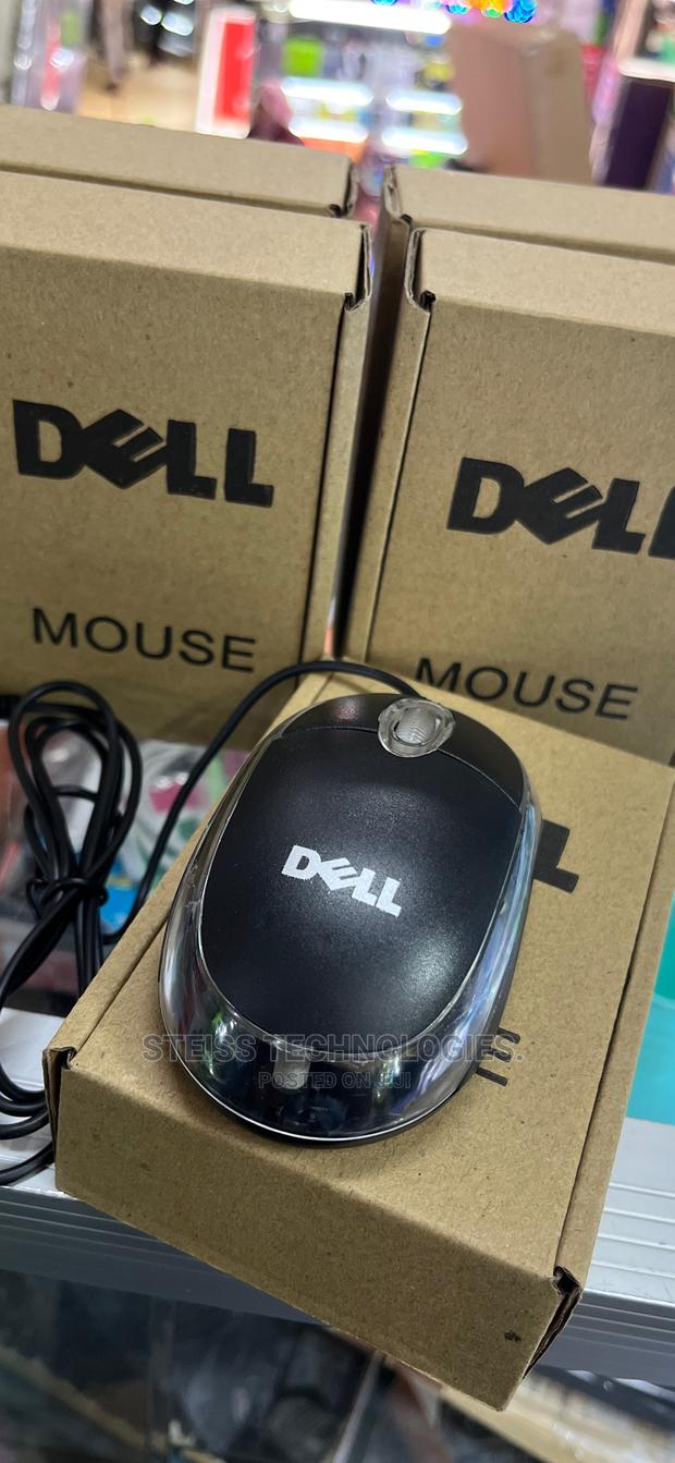 Dell Wired Brown Box Mouse. - thumbnail 2