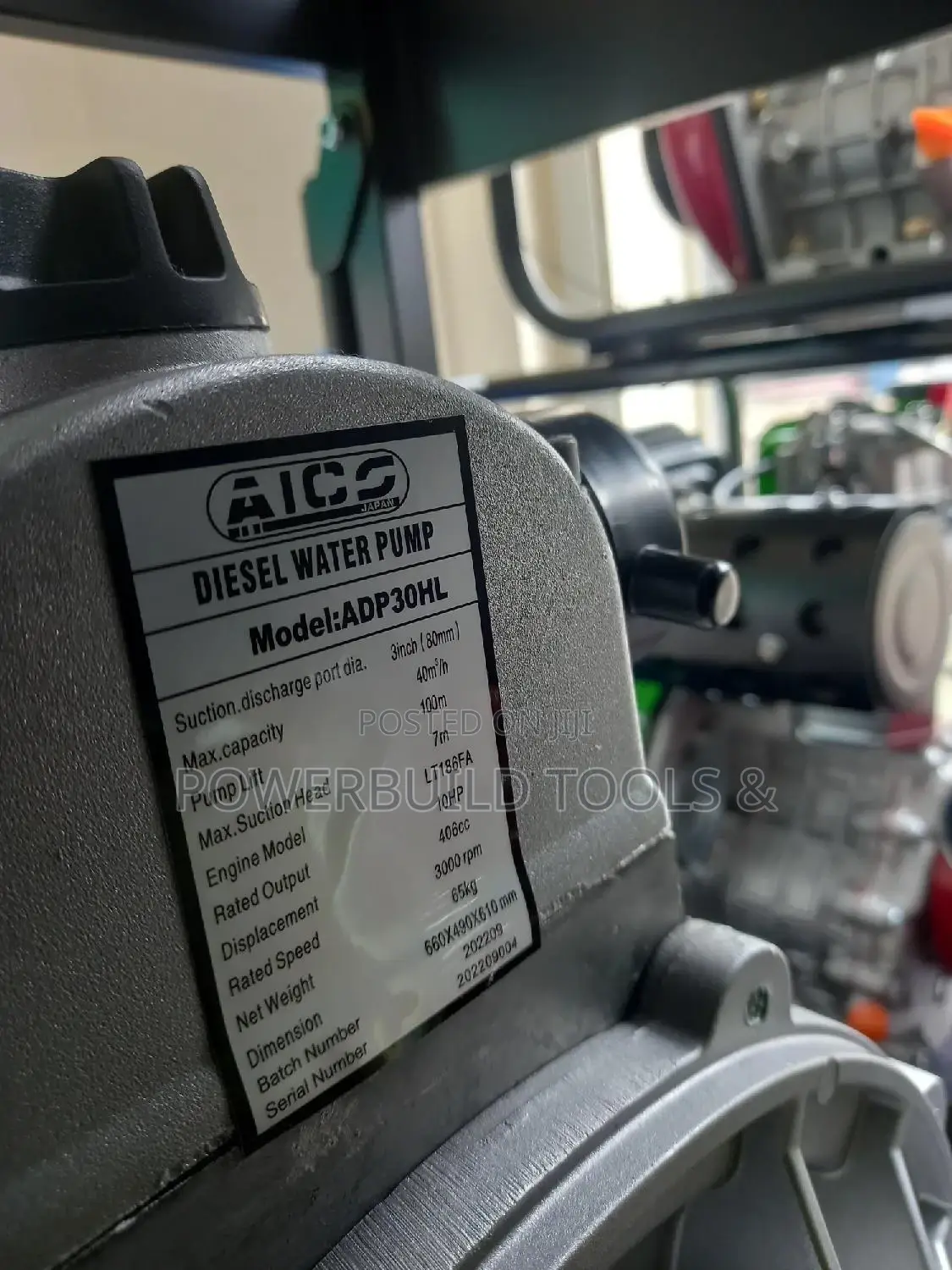 Aico Diezel High Pressure Water Pump (Adp30hl)