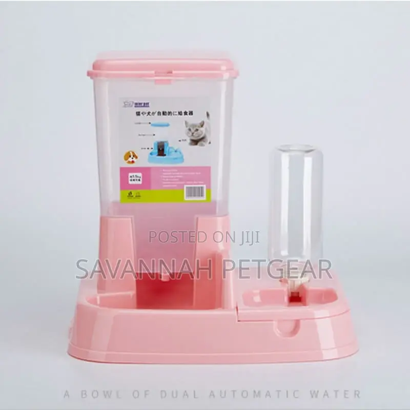 Gravity Refill Automatic Feeder Water Dispenser for Cats Dog