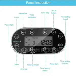 3.5L Smart Automatic Dog Cat Feeder, With Voice Reminder,