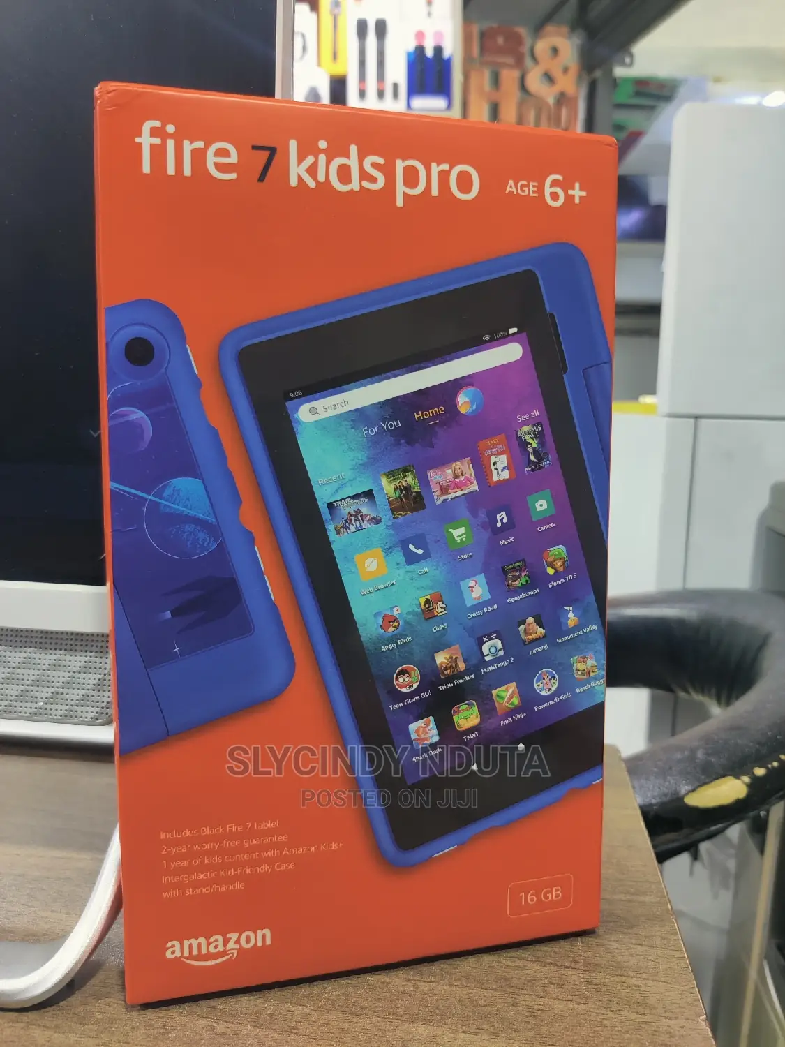 New Amazon Fire 7 Kids Pro 16 GB Blue