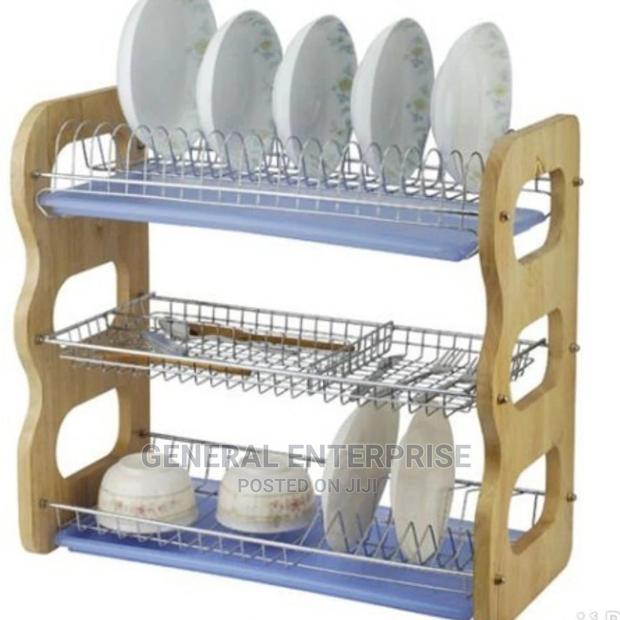 Wooden Dish Rack 3 Tier,