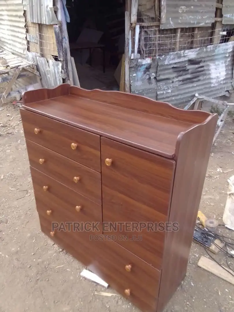Brown Chest of Drawers 4 by 4 Fitts in Nairobi Central Furniture