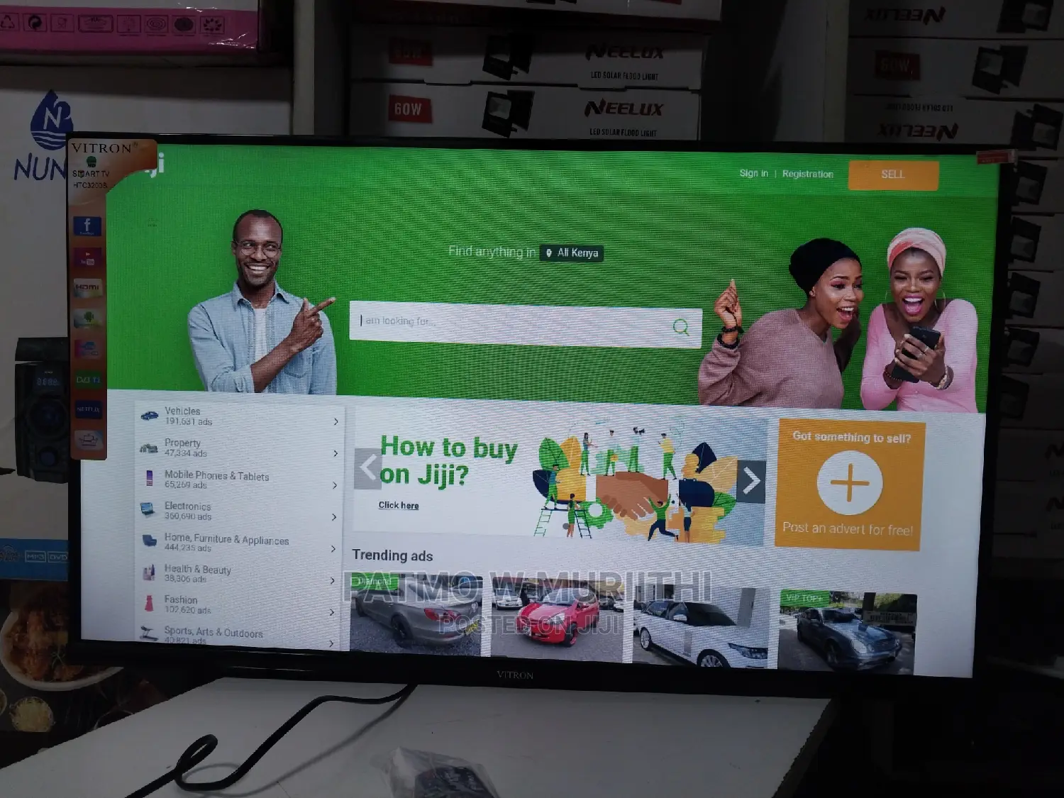 Vitron 32inch Smart Android Tv- Facebook Netflix Youtube