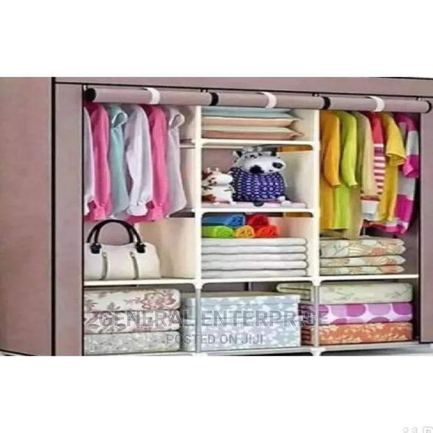3 Column Portable Wardrobe. - thumbnail 2