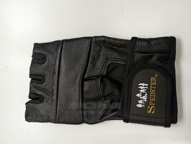 Fully Leather Gym Gloves - thumbnail 3