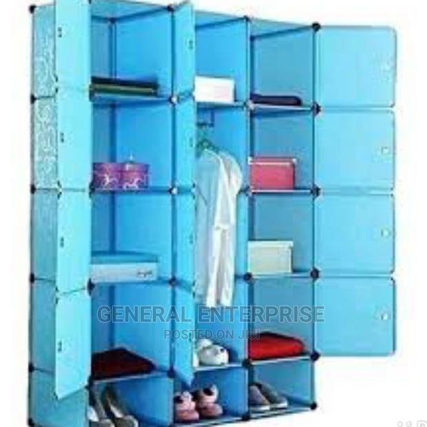 Plastic 3 Column Wardrobe - main view