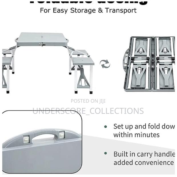 Outsunny Portable Foldable Camping Picnic - thumbnail 3