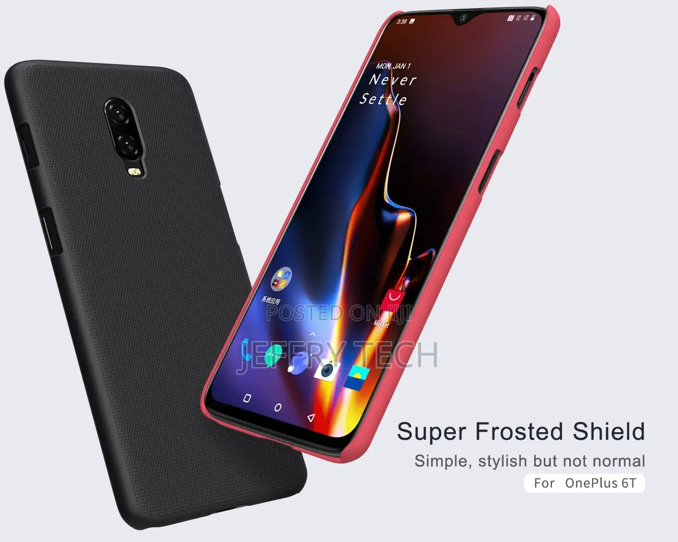 NILLKIN Super Frosted Shield Plastic Case for Oneplus 6T