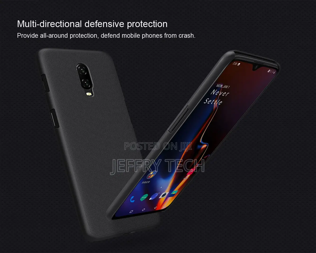 NILLKIN Super Frosted Shield Plastic Case for Oneplus 6T