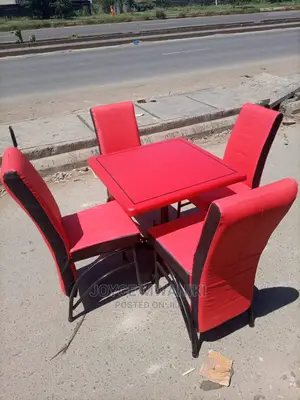 Set of 4 Restaurant Chairs and Table