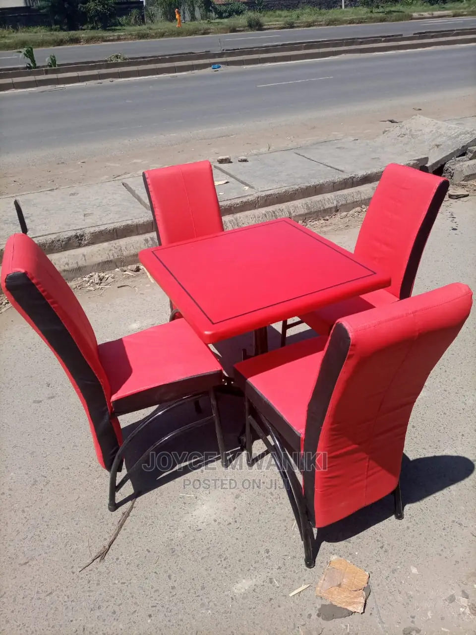 Set of 4 Restaurant Chairs and Table