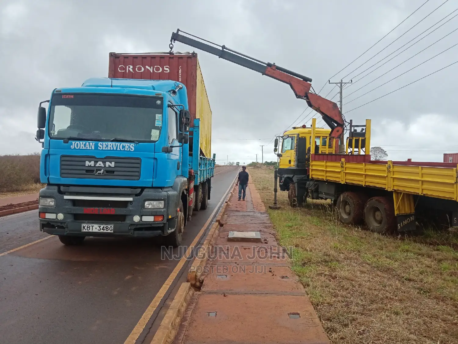 Hiab Crane Truck for Hire (Self Loading Lifting Truck)