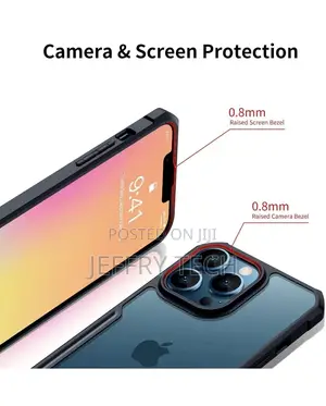 Xundd Case for iPhone 13 Pro Max Slim Clear Back Shockproof